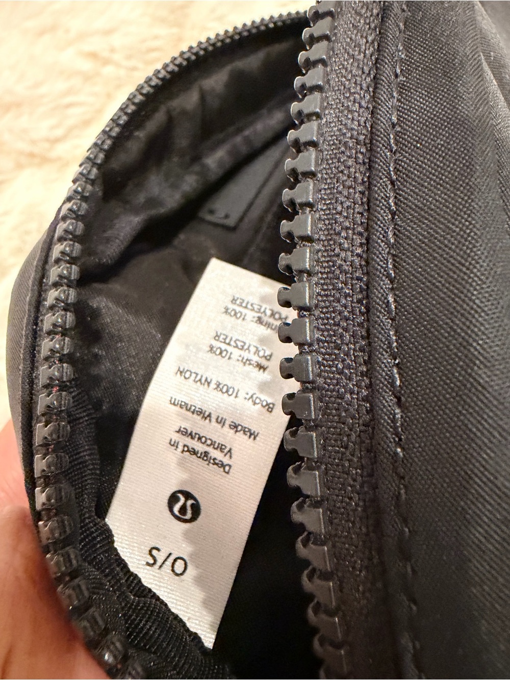 lululemon athletica Black Zip Pouch - Picture 2 of 8